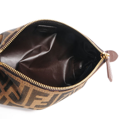 Fendi Zucca Vitello Artic Cosmetic Pouch Tobacco Castagna 5 of 9