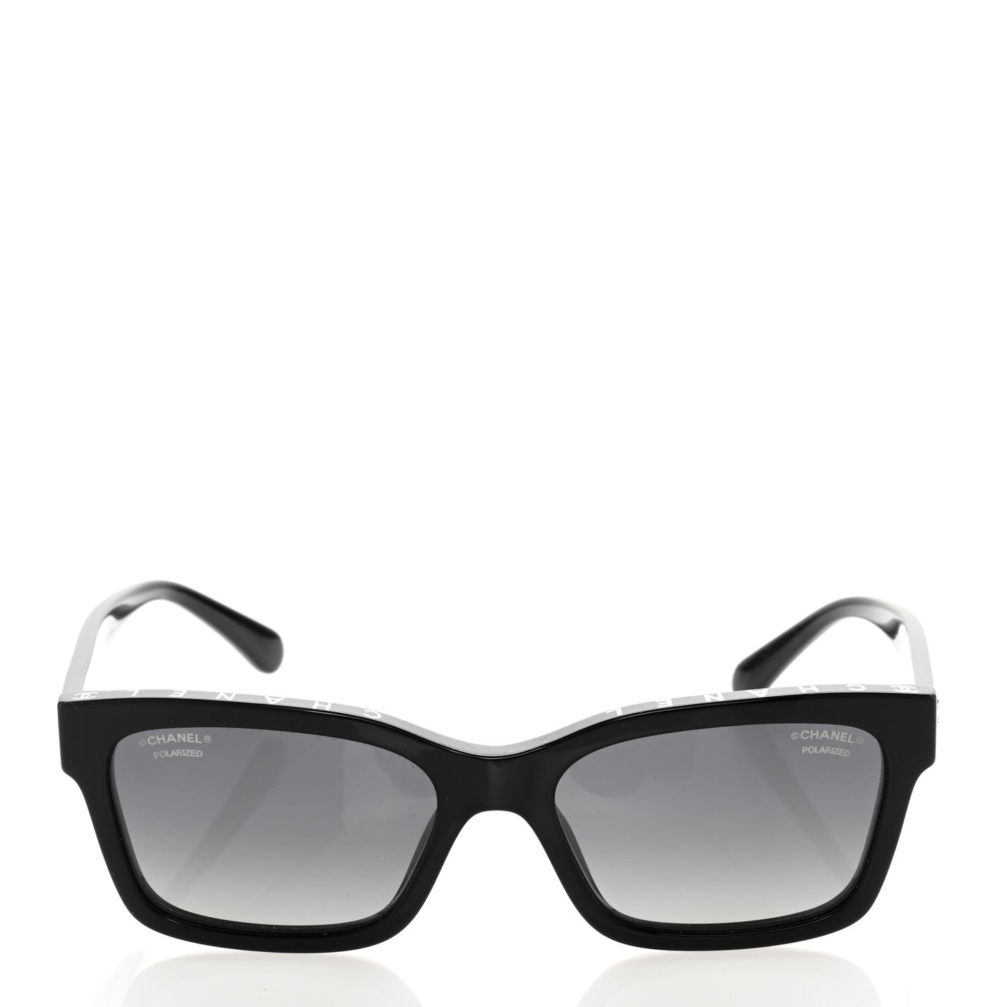 Acetate Polarized Square Sunglasses 5417 Black