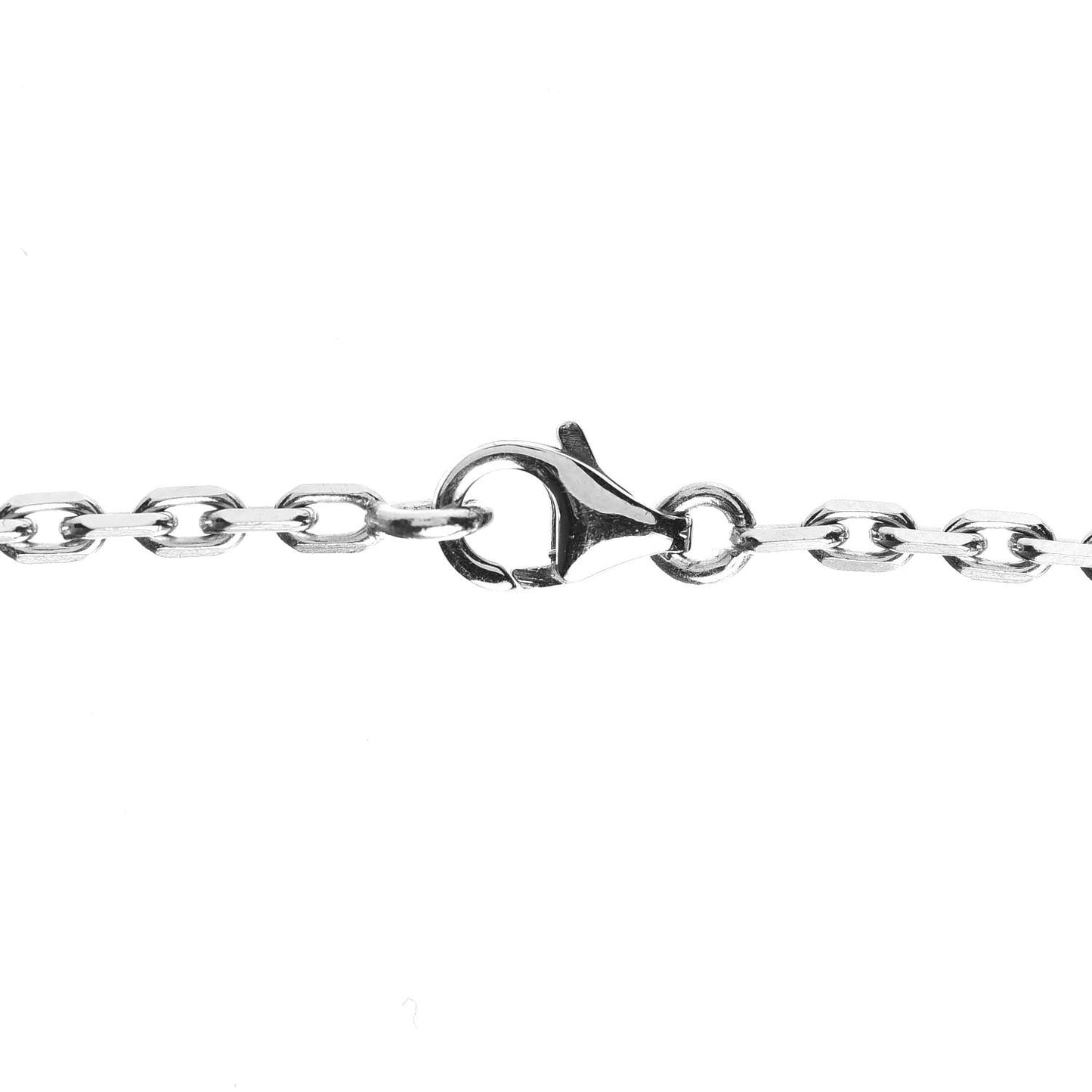 18K White Gold Mother of Pearl 10 Motifs Vintage Alhambra Necklace