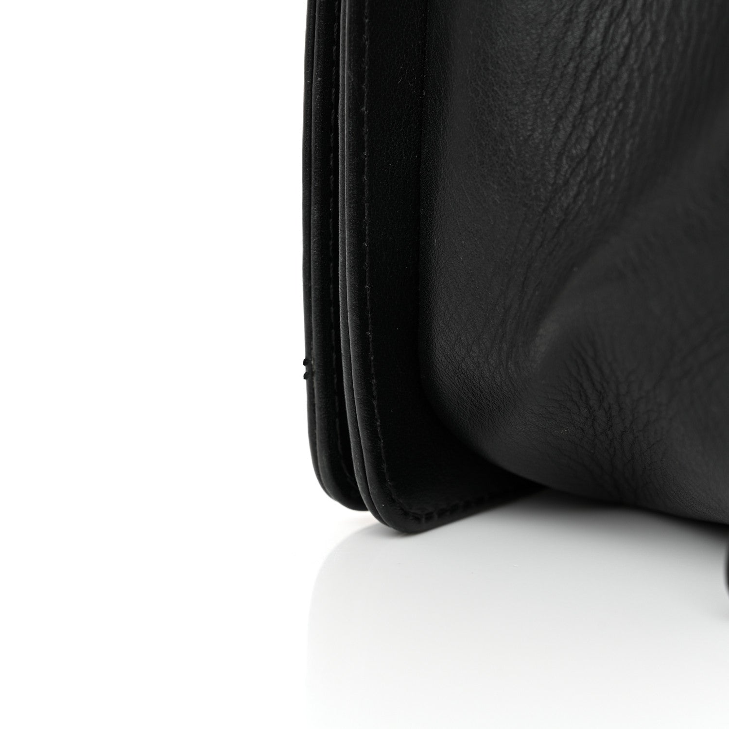 Chanel Calfskin Quilted Medium Boy Flap So Black 12 of 12