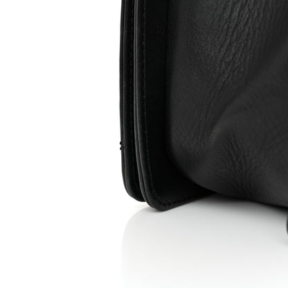 Chanel Calfskin Quilted Medium Boy Flap So Black 12 of 12