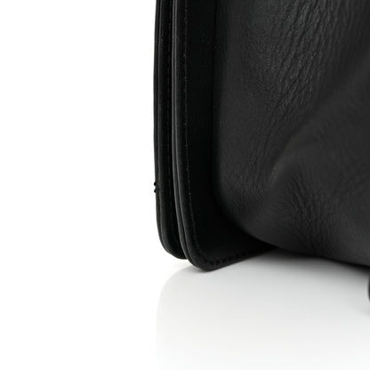 Chanel Calfskin Quilted Medium Boy Flap So Black 12 of 12