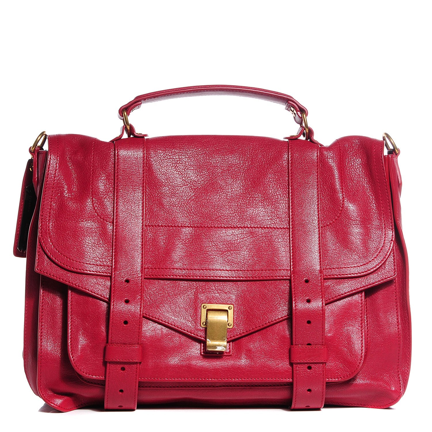 Proenza Schouler Lambskin PS1 Large Satchel Chianti 1 of 13