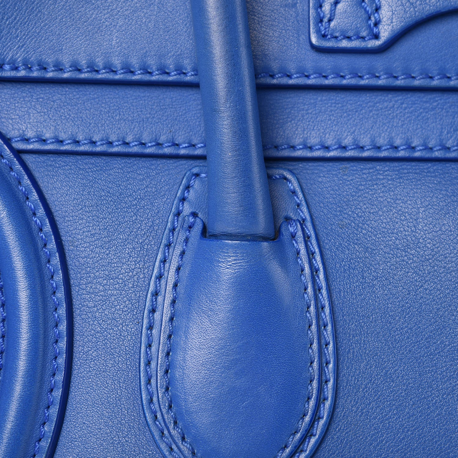 Celine Smooth Calfskin Mini Luggage Royal Blue 24 of 31