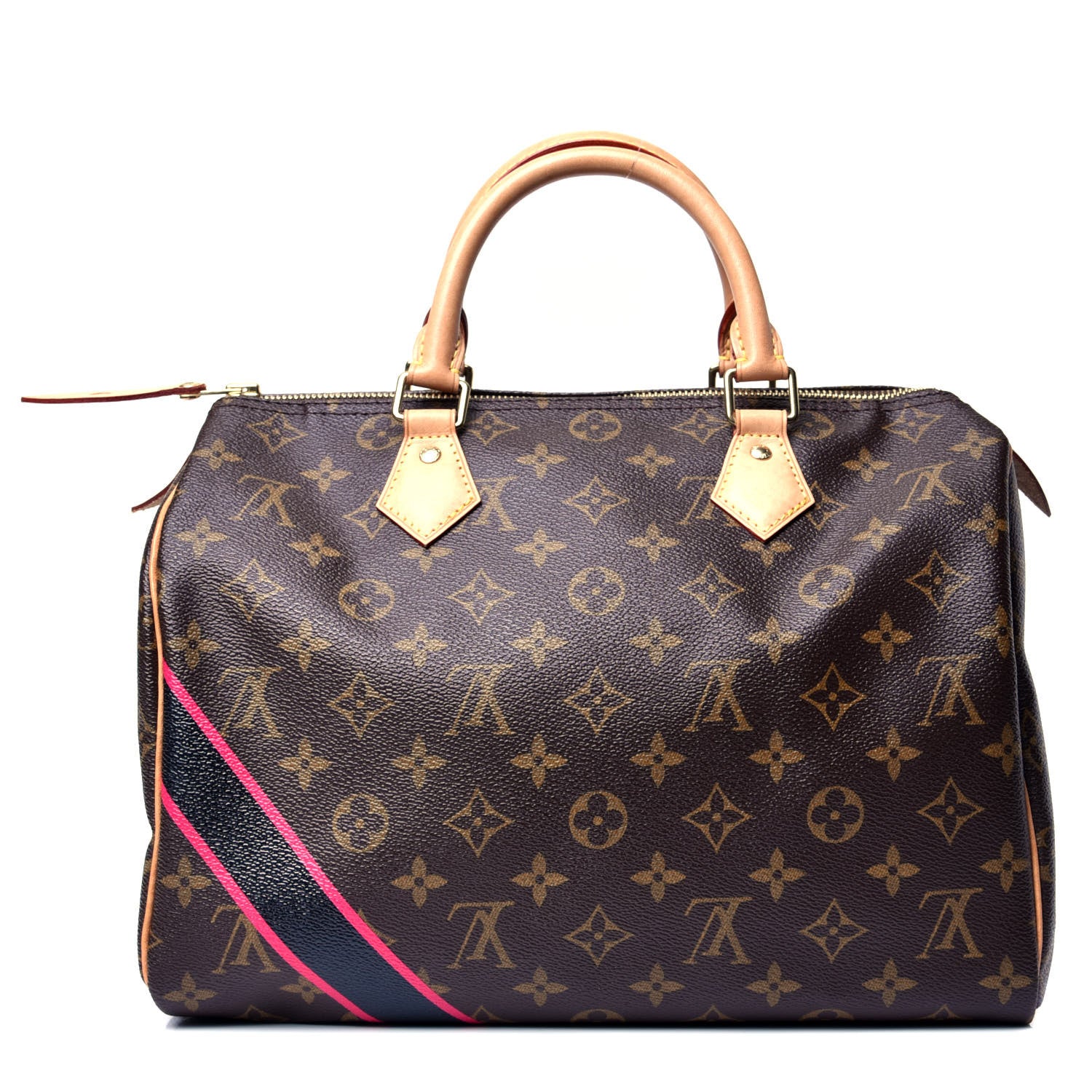 Louis Vuitton Monogram My LV Heritage Speedy 30 Black Fuchsia 1 of 4