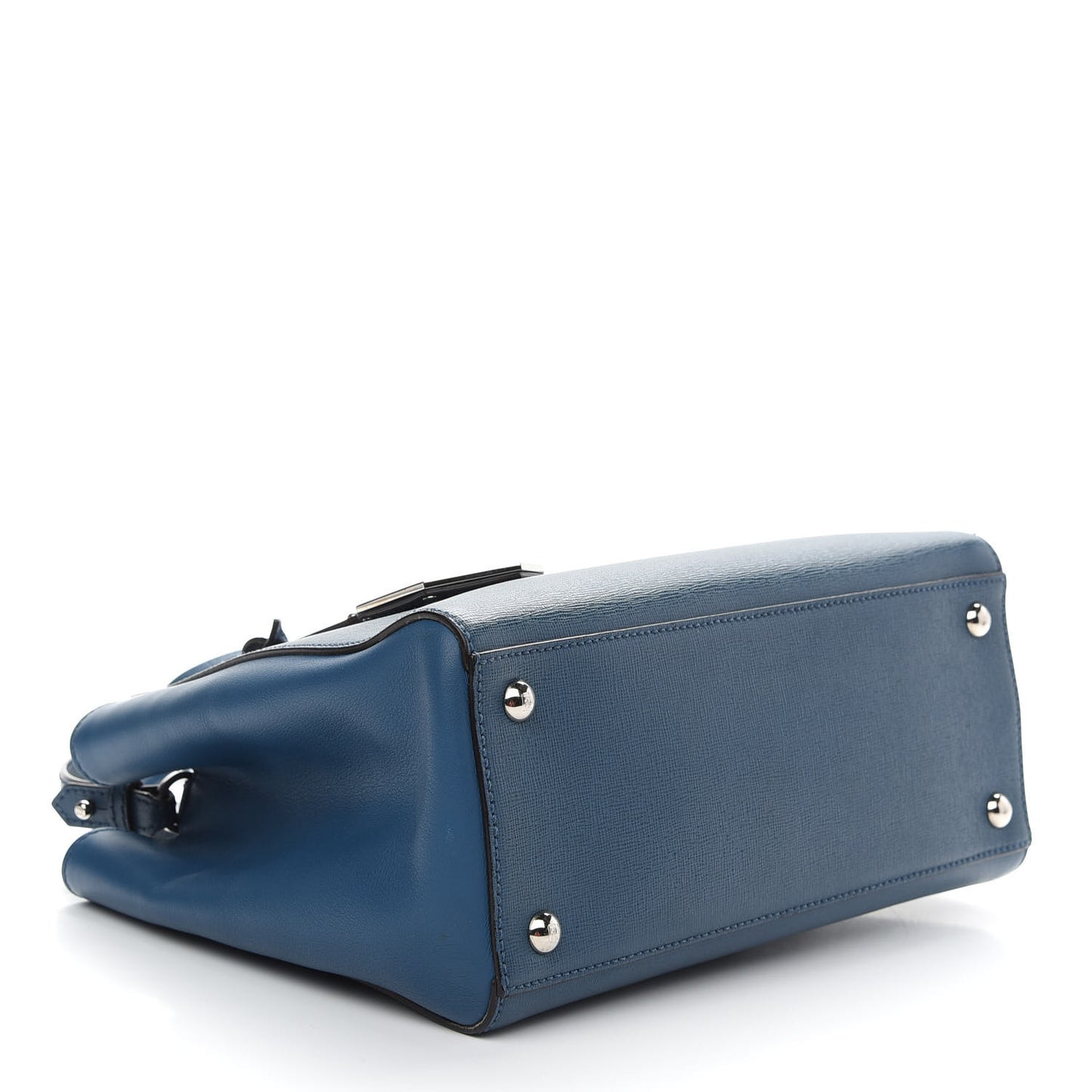 Vitello Elite Petite 2Jours Tote Blue Cobalto