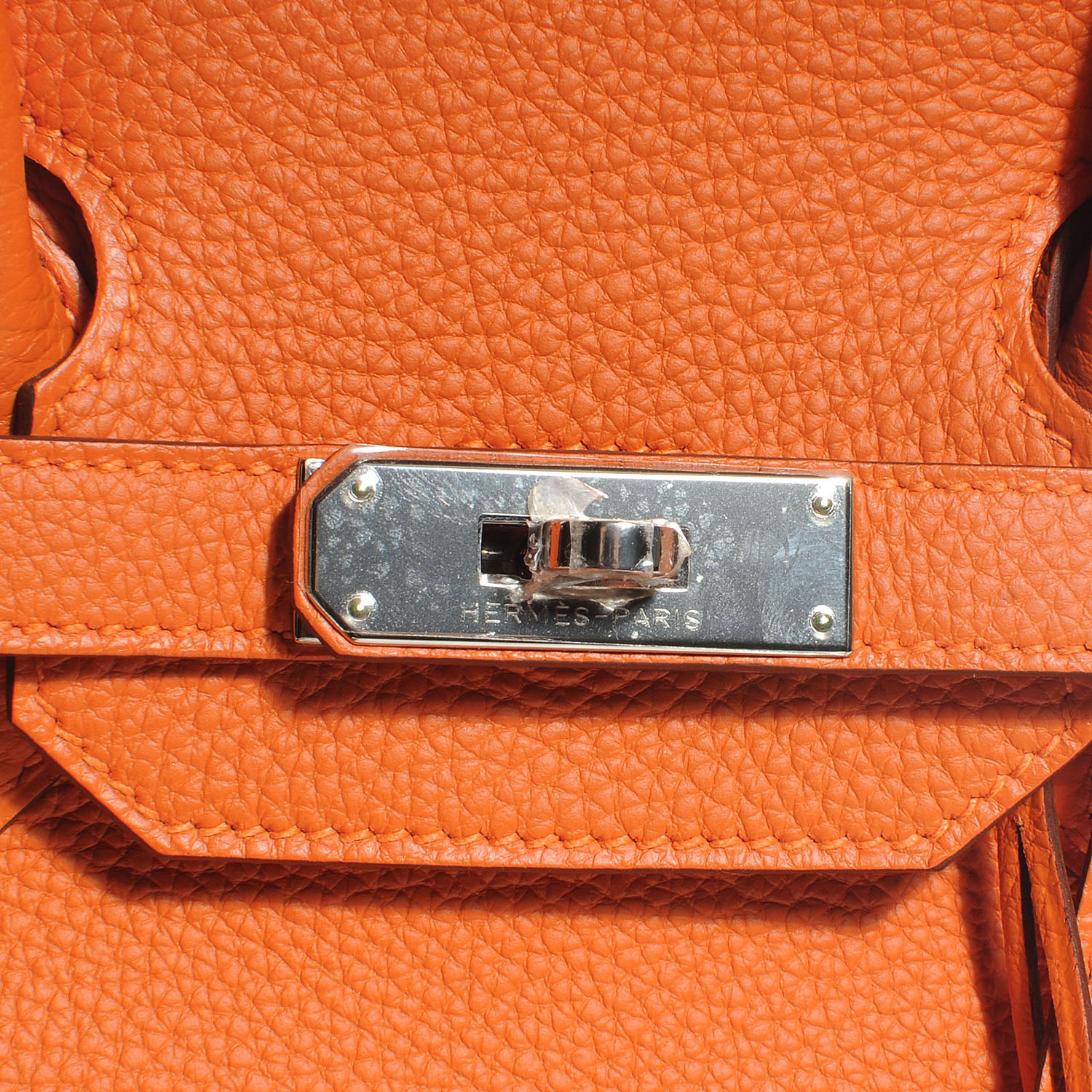 Hermes Togo Birkin 35 Orange 9 of 9