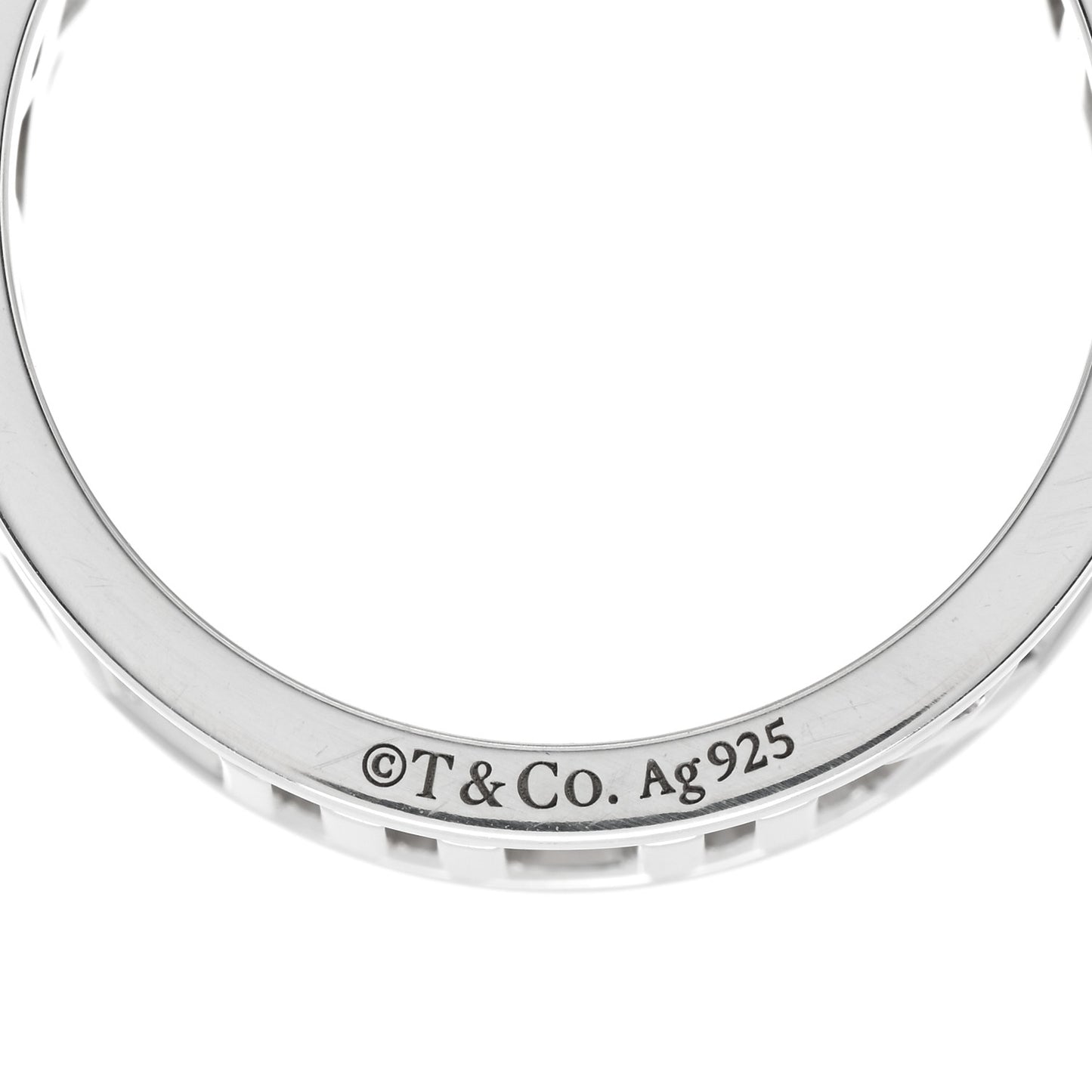 Sterling Silver Wide Atlas Open Ring 53 6.25
