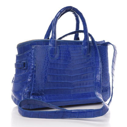 Nancy Gonzalez Crocodile Cristina Satchel Electric Blue 2 of 10