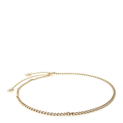 Chanel Enamel CC Chain Logo Belt Gold Black 2 of 4