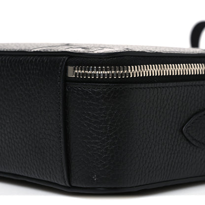 Gucci Piuma Calfskin Jumbo GG Embossed Super Mini Messenger Bag Black 10 of 10