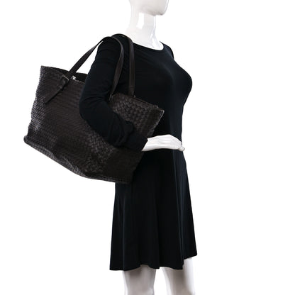 Bottega Veneta Nappa Intrecciato Large Seamless Tote Ebano 2 of 10