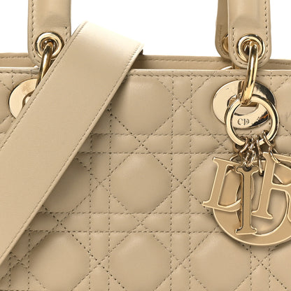Christian Dior Lambskin Cannage Small My ABCDior Lady Dior Corda 8 of 11