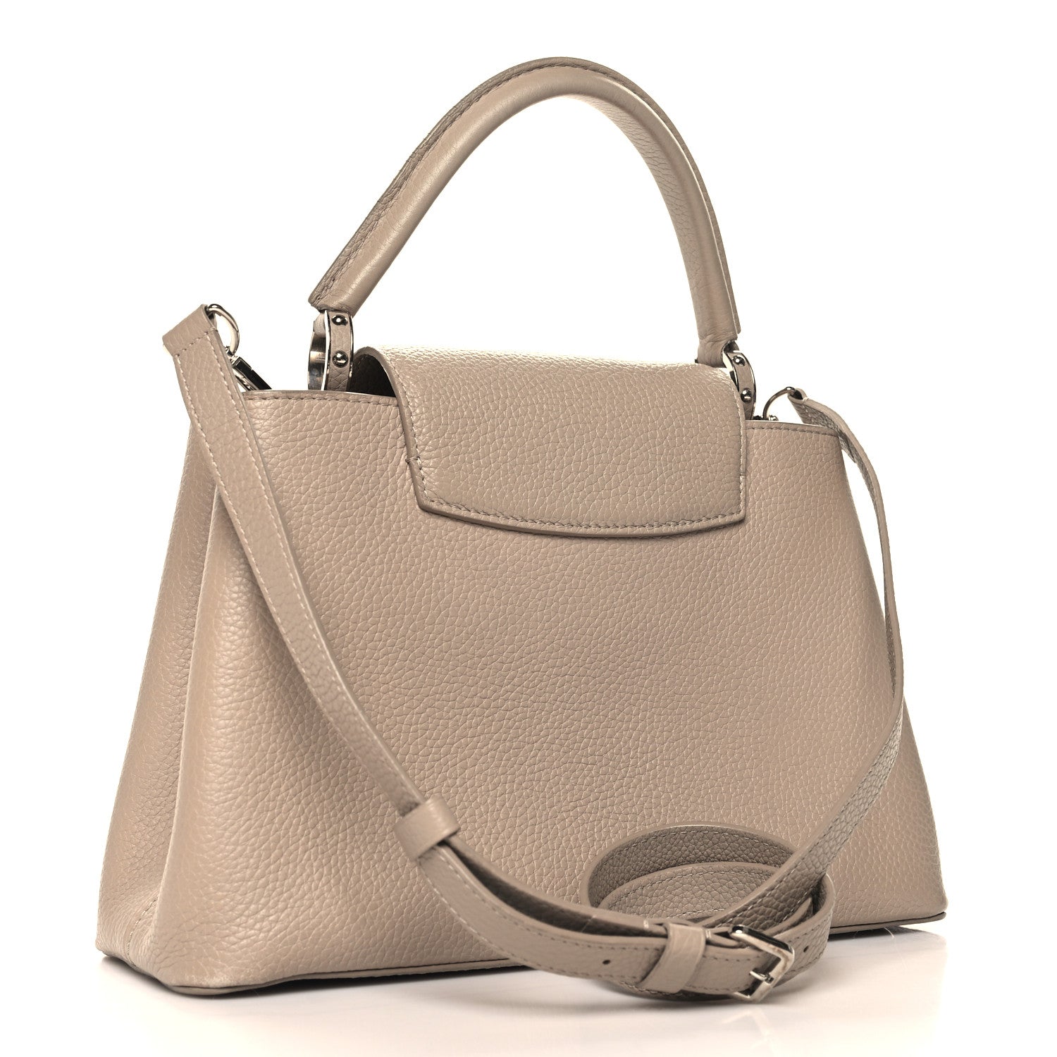 Louis Vuitton Taurillon Mechanical Flowers Capucines PM Galet 3 of 10