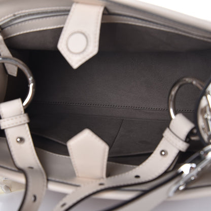 Fendi Vitello Century F is Fendi Whipstitch Bi-Color Small Runaway Satchel Camelia Orzo Multicolor 6 of 9