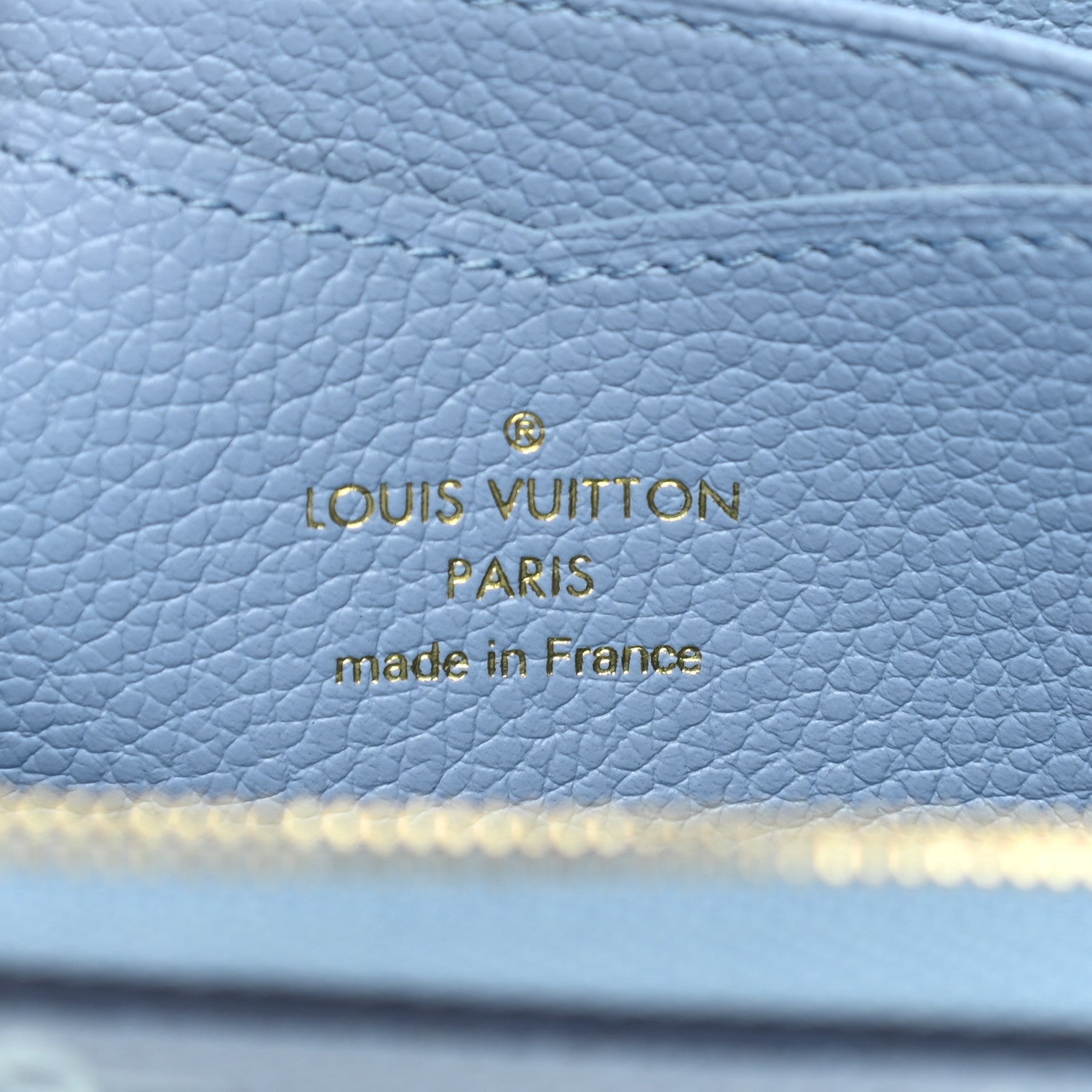 Louis Vuitton Empreinte Monogram Giant By The Pool Zippy Coin Purse Summer Blue 6 of 8