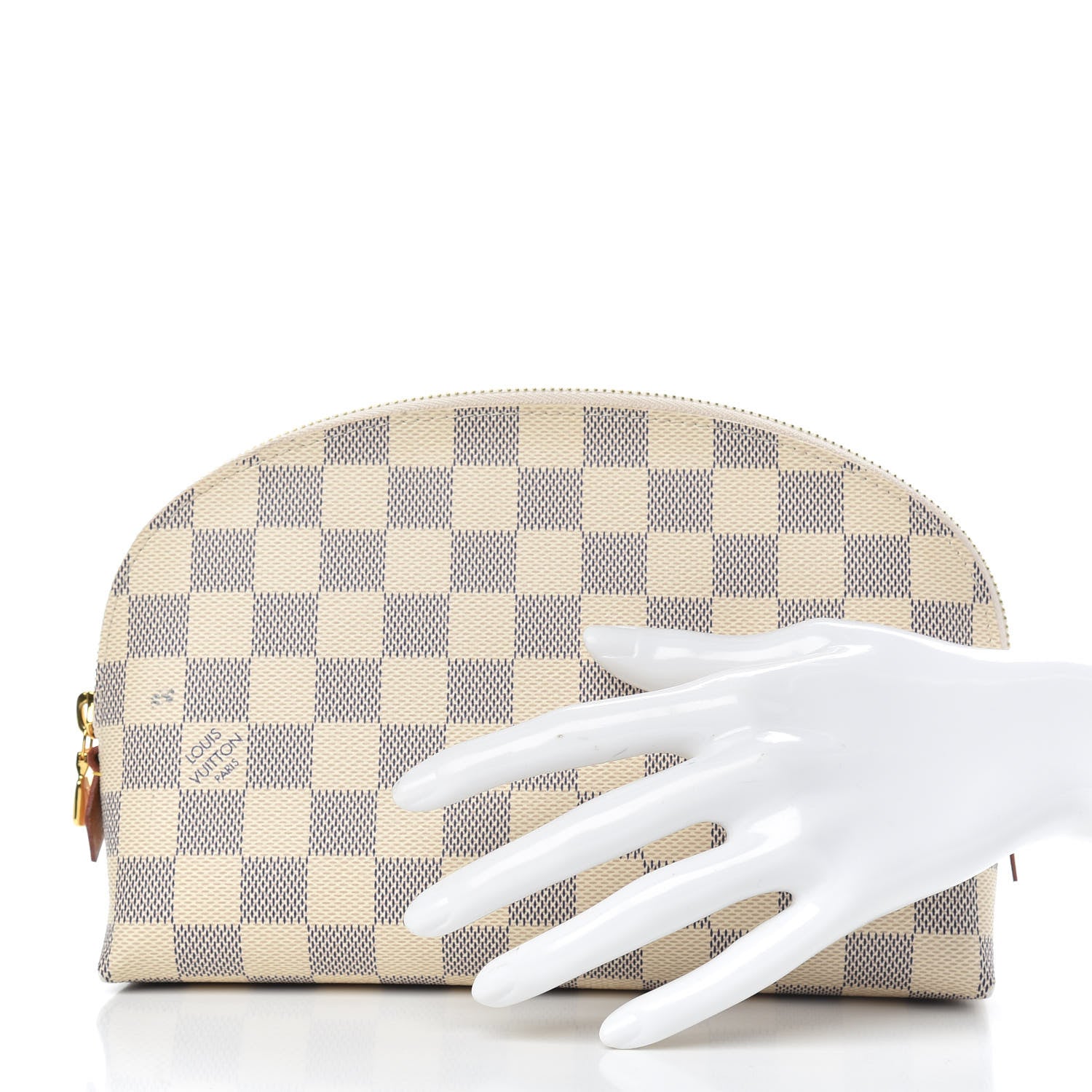 Louis Vuitton Damier Azur Cosmetic Pouch GM 2 of 8