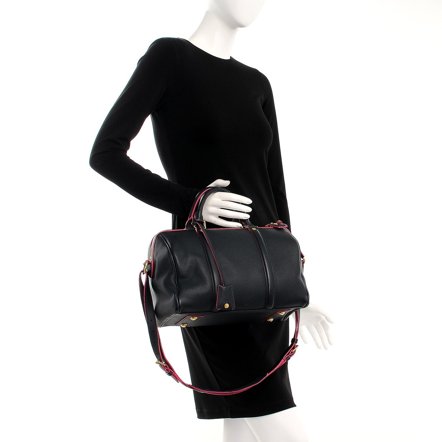Veau Cachemire SC Bag PM Cobalt Fuchsia