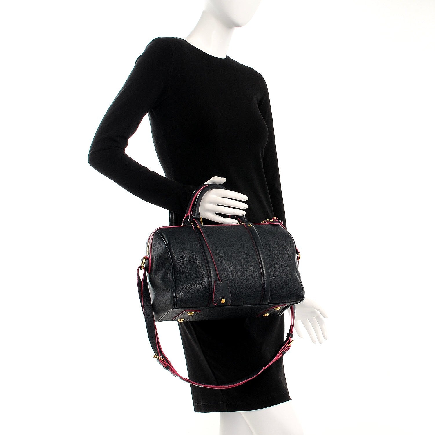 Louis Vuitton Veau Cachemire SC Bag PM Cobalt Fuchsia 3 of 21