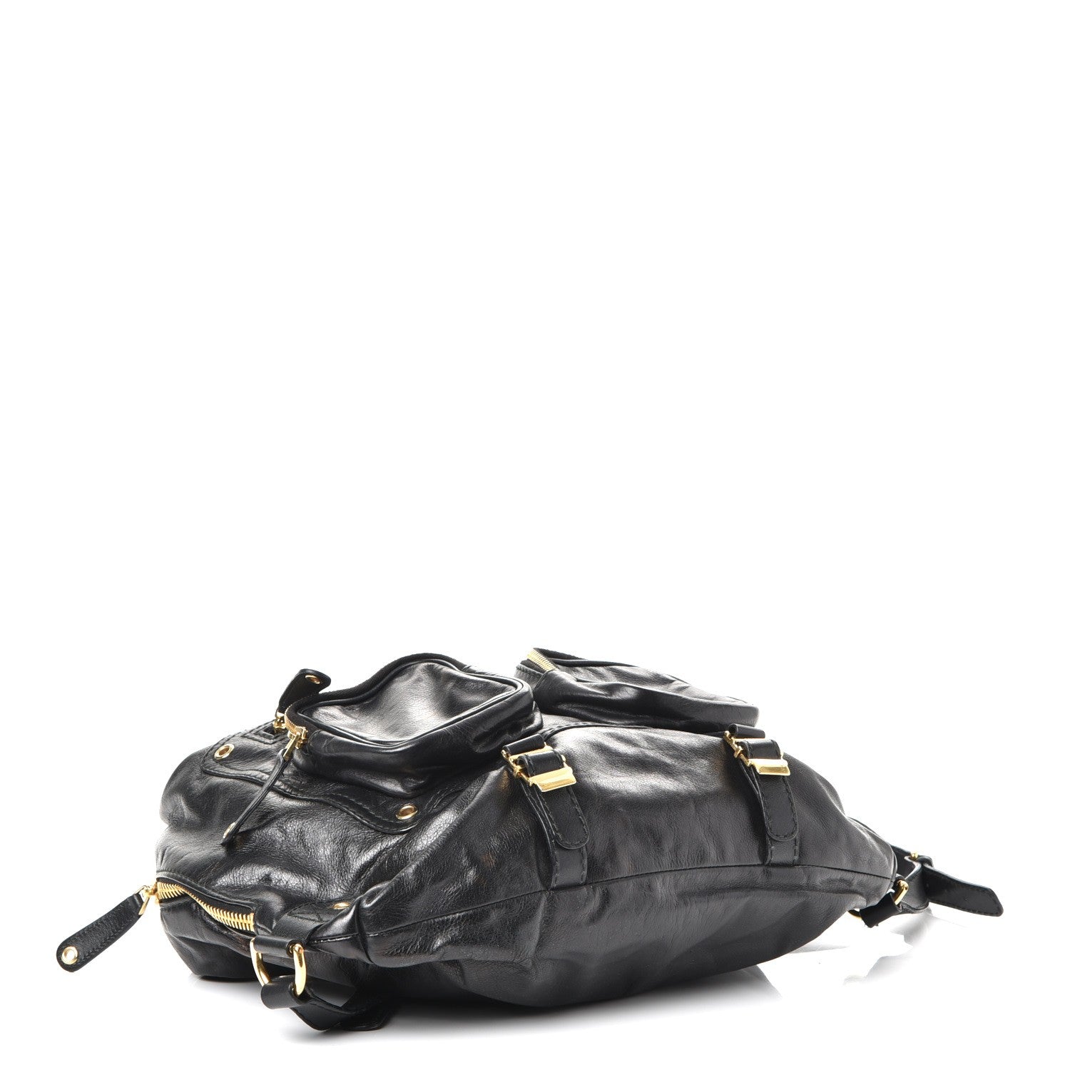 Gucci Calfskin Medium Darwin Convertible Backpack Black 5 of 8