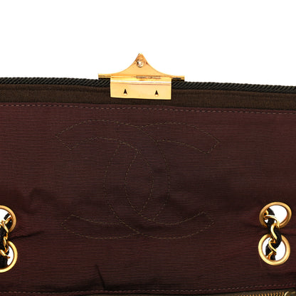 Chanel Jersey Scallop Quilted Medium Pagoda Flap Brown 6 of 11