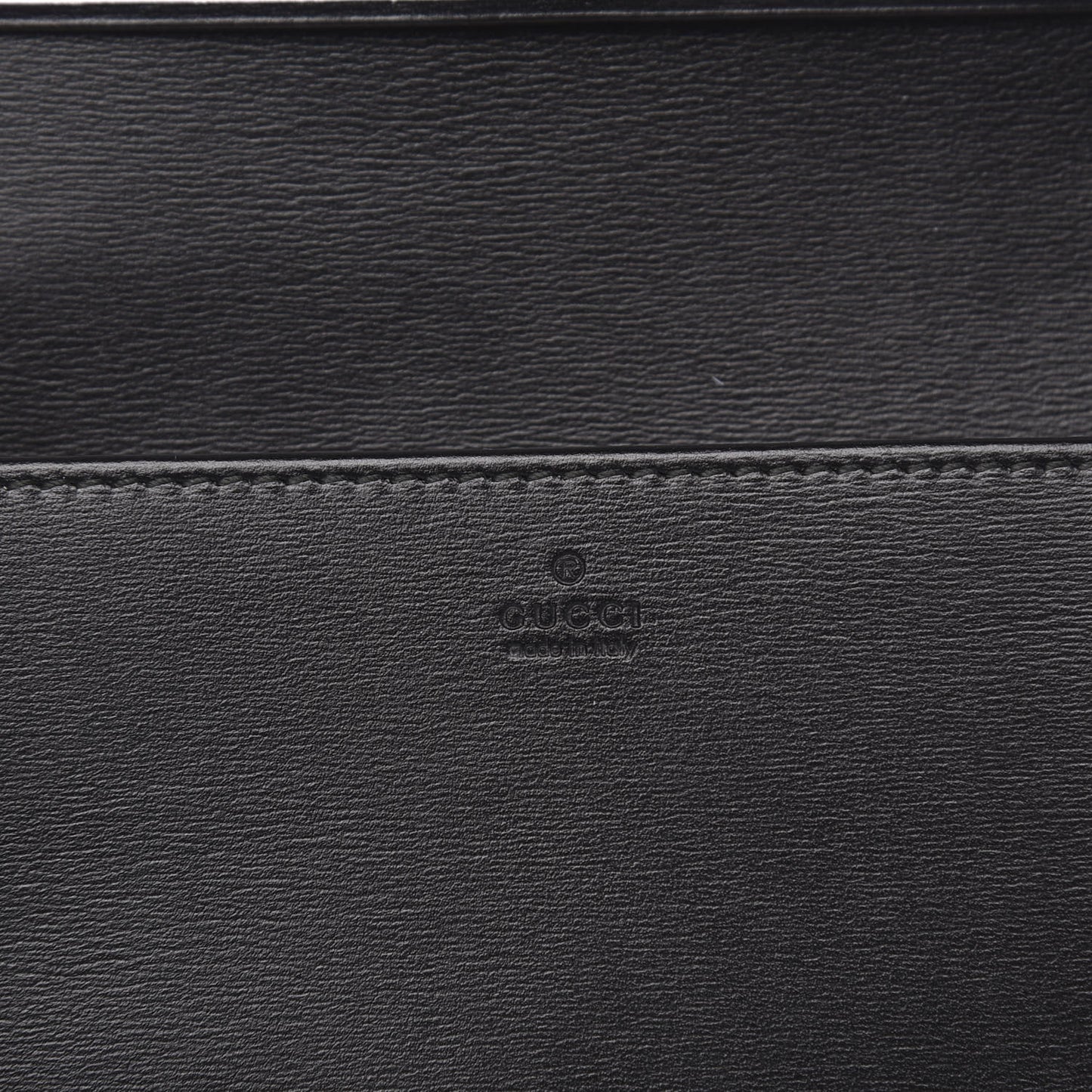 Boarded Plutone Calfskin Horsebit 1955 Wallet On Chain Black