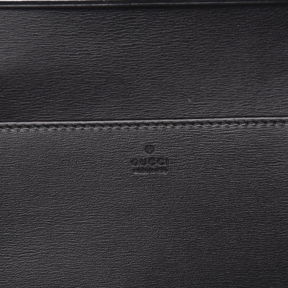 Gucci Boarded Plutone Calfskin Horsebit 1955 Wallet On Chain Black 7 of 10