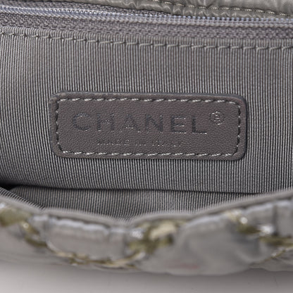 Chanel Nylon Quilted Medium Tweed on Stitch Bubble Green 6 of 17