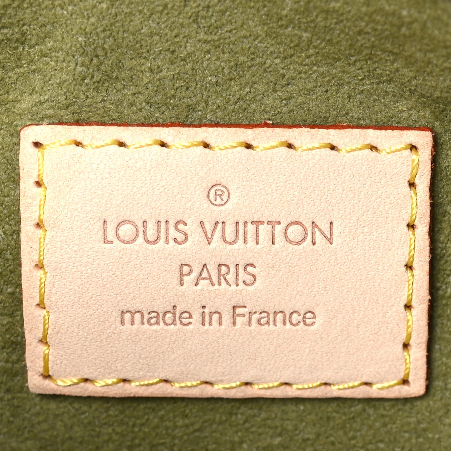 Monogram Denim Baggy PM Lichen