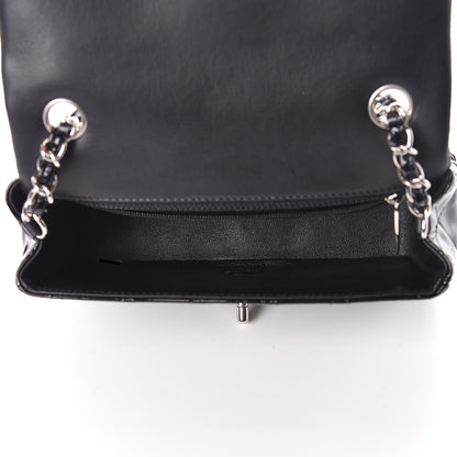Chanel Patent Calfskin Quilted Mini Rectangular Flap Black 5 of 10