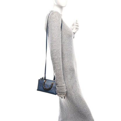 Fendi Vitello King Plexiglass Elaphe Python Print Logo Mini By The Way Mirto 2 of 10