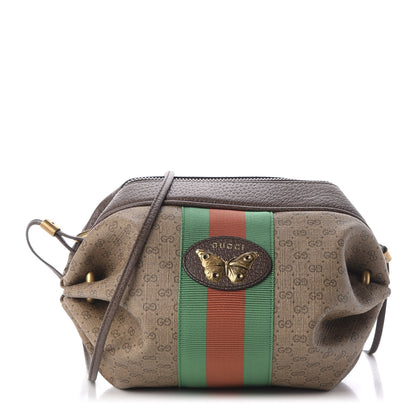 Gucci Mini Vintage GG Supreme Monogram Web Butterfly New Candy Crossbody Beige New Acero 1 of 10