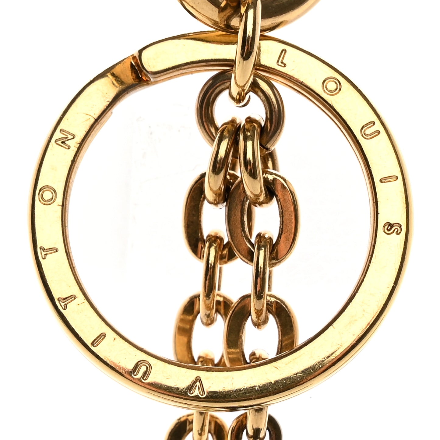 Monogram Epi Blooming Flowers Bag Charm Key Holder White