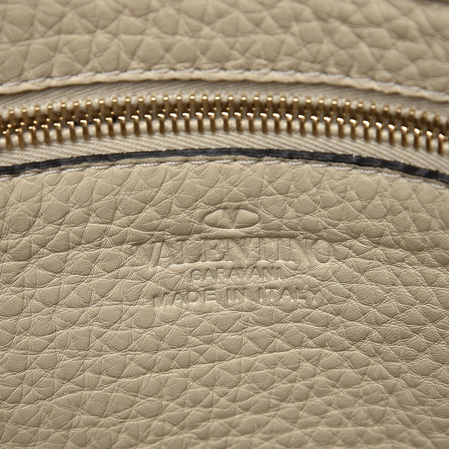 Valentino Garavani Pebbled Calfskin Small Rockstud Flip-Lock Messenger Bag Light Ivory 6 of 9