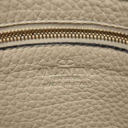 Valentino Garavani Pebbled Calfskin Small Rockstud Flip-Lock Messenger Bag Light Ivory 6 of 9