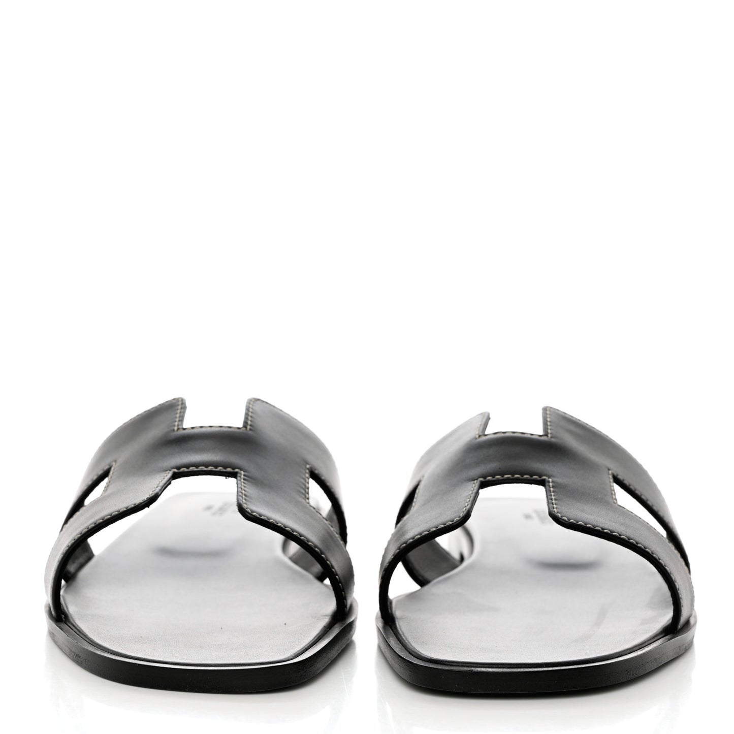 Box Calfskin Oran Sandals 39.5 Black
