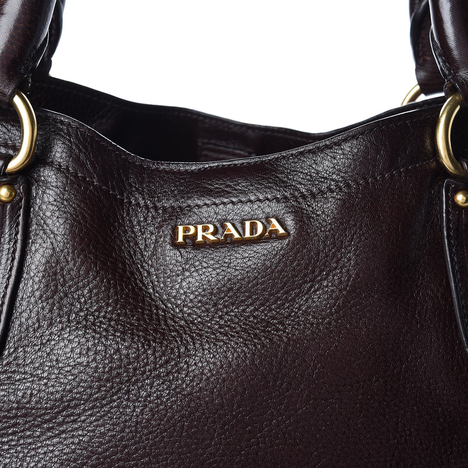 Prada Cervo Antik Tote Caffe Sfumato 9 of 16