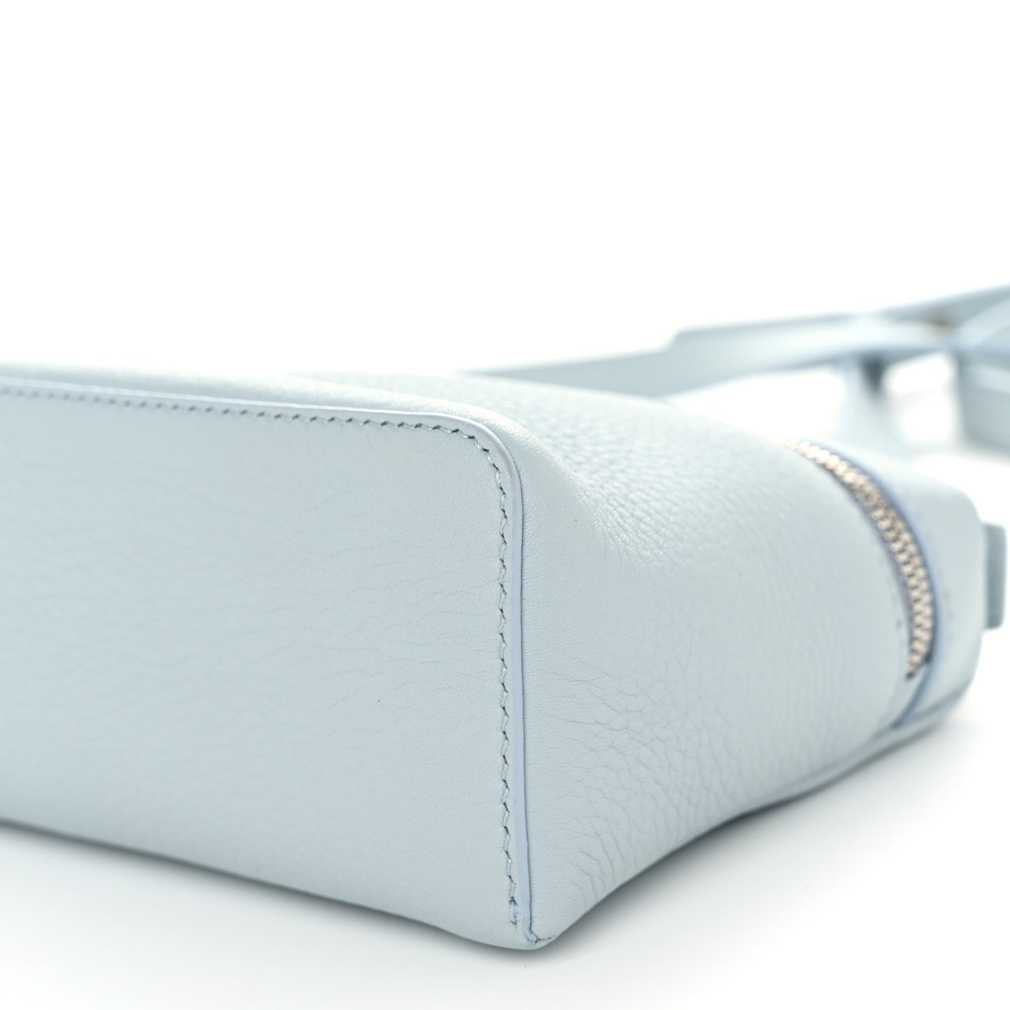 Grained Calfskin L19 Extra Pocket Pouch Minty Breeze