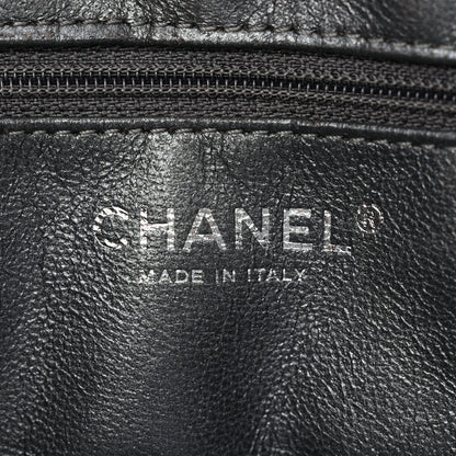 Chanel Metallic Aged Calfskin Quilted Medium Reissue Camera Case Dark Silver 6 of 10