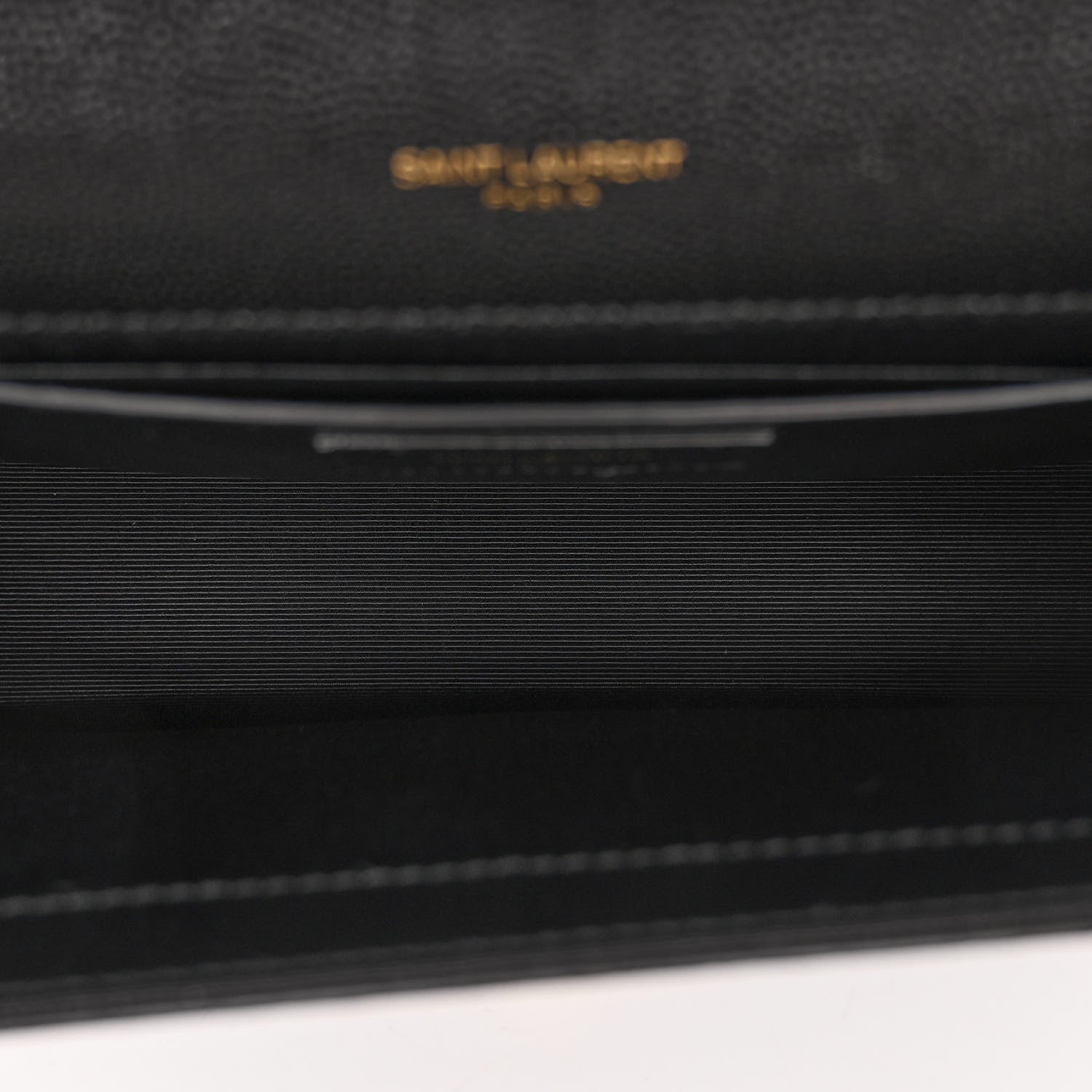 Saint Laurent SAINT LAURENT Grain De Poudre Medium Classic Monogram Kate Satchel Black 4 of 8