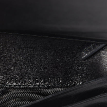 Gucci Calfskin Matelasse GG Marmont Card Case Wallet Black 6 of 6