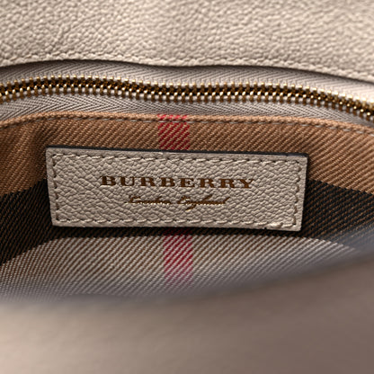 Burberry Soft Grain Calfskin Small Buckle Tote Limestone 7 of 10