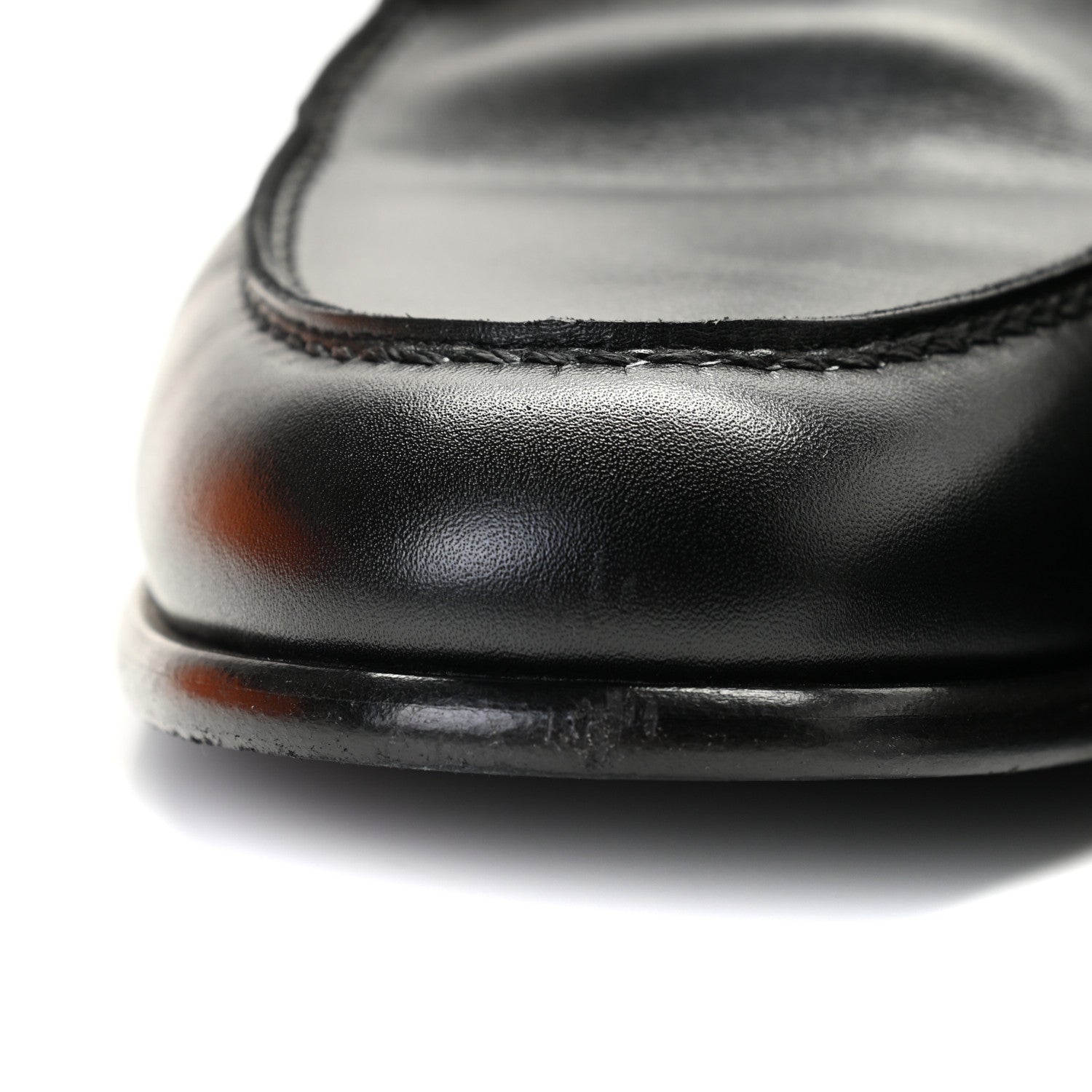 Hermes Calfskin Destin Loafers 40 Black 6 of 15