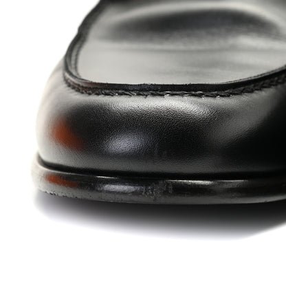 Hermes Calfskin Destin Loafers 40 Black 6 of 15