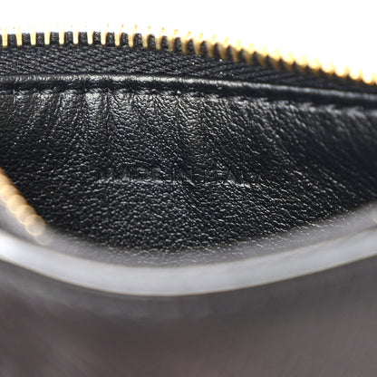 Celine Grained Calfskin Zipped Card Holder Black 7 of 11