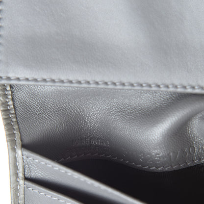 Balenciaga Agneau Arena Nappa Glover Flap Card Case Gris Fumee 7 of 10