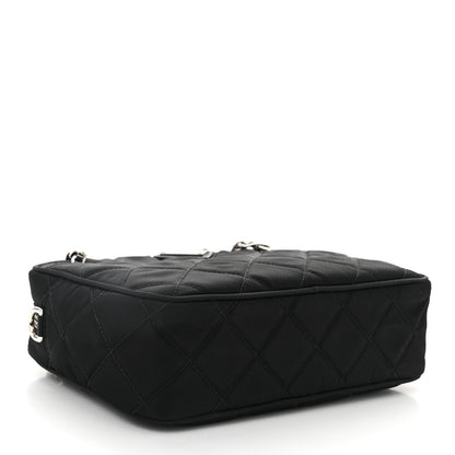 Prada Nylon Tessuto Impuntu Quilted Bandoliera Crossbody Bag Black 4 of 11