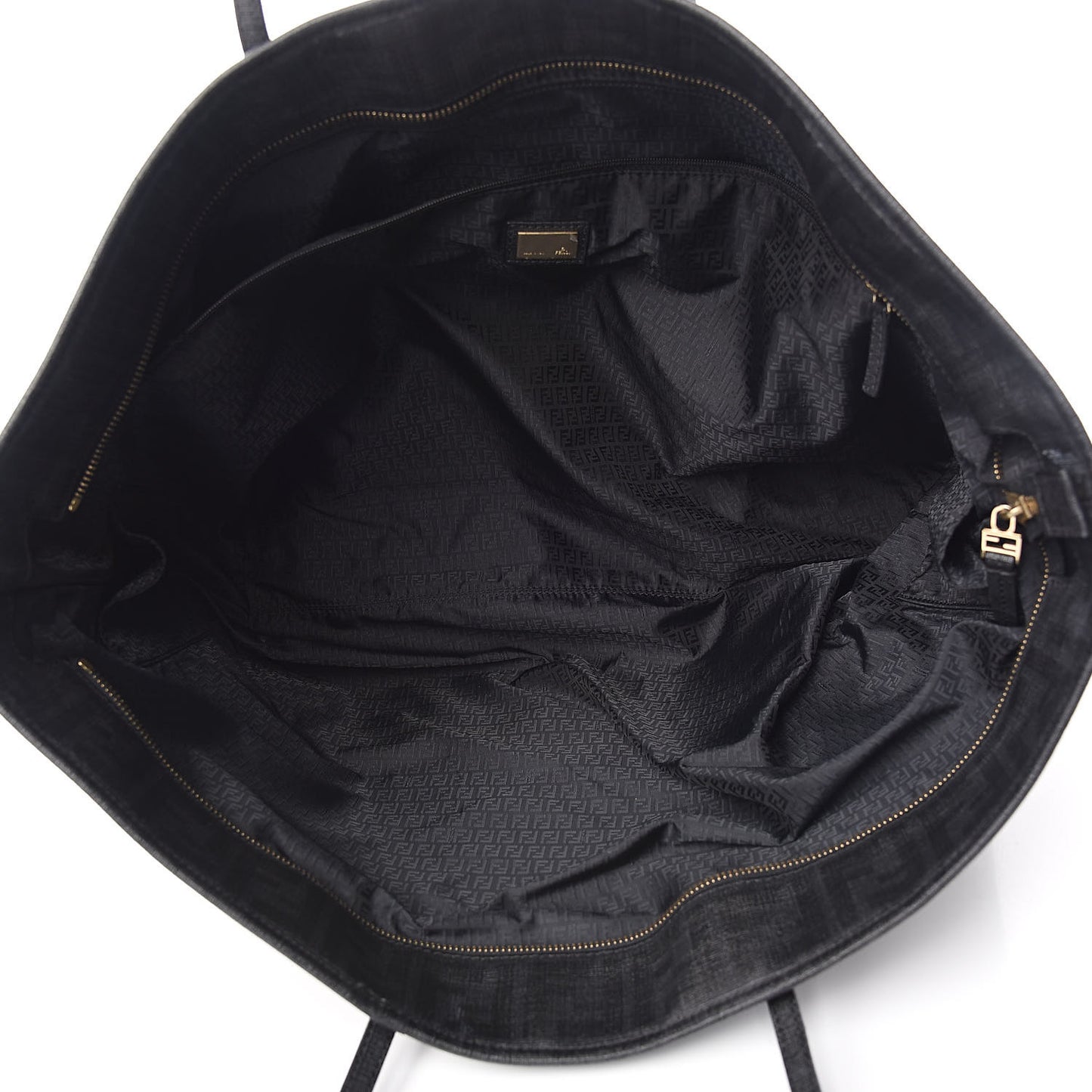 Zucca Spalmati Large Roll Tote Black