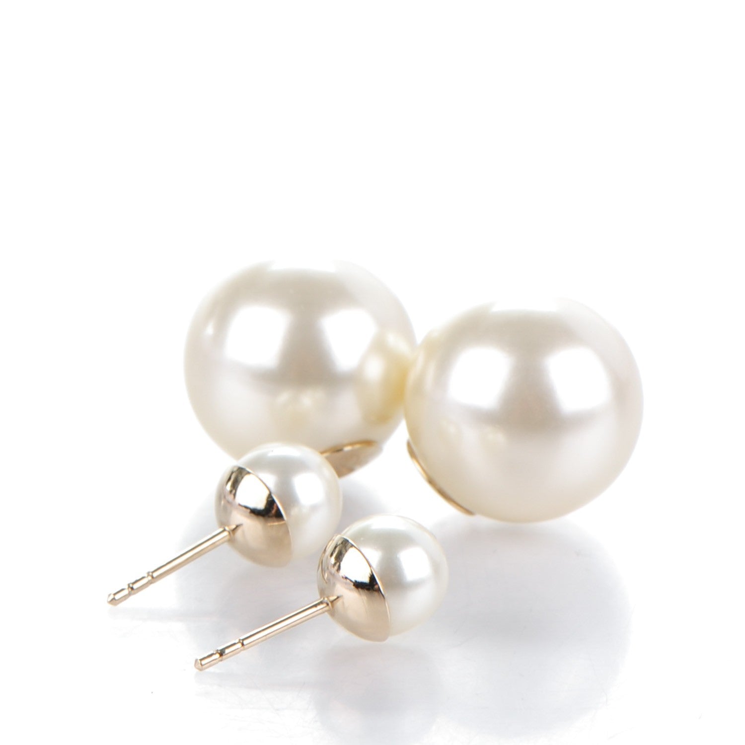 Christian Dior Pearl Mise En Dior Tribal Earrings 3 of 5