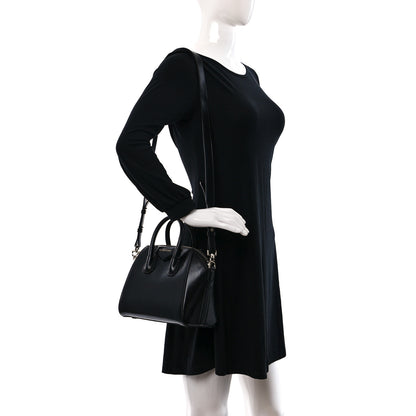 Givenchy Shiny Lord Calfskin Mini Antigona Black 2 of 9
